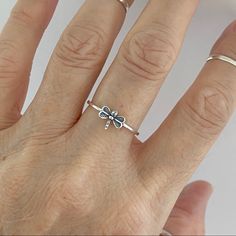 Sterling Silver Little Tiny Dragonfly Ring, Silver Rings, Spirit Ring, Boho Ring, Spiritual Ring, 925 Stamped Face Height: 7 Mm Finish: Oxidized Material: 925 Sterling Silver Spiritual Ring, Bug Ring, Dragonfly Ring, Jewelry Accessories Ideas, Classy Jewelry, Funky Jewelry, Jewelry Lookbook, Unisex Ring, Boho Ring