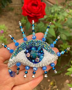 Handmade Evil Eye Brooch, Embroidered Evil Eye Bead, Blue Evil Eye, Evil Eye Jewelry, Handmade Beaded Jewelery, Gift For You by ArtInRum on Etsy https://www.etsy.com/listing/1275271104/handmade-evil-eye-brooch-embroidered Blue Handmade Crafts For Gifts, Unique Handmade Blue Brooches, Handmade Blue Brooches For Party, Embellished Blue Jewelry As Gift, Blue Embellished Jewelry Gift, Handmade Blue Crafts For Crafting, Handmade Blue Craft Supplies For Gifts, Heart Evil Eye, Eye Brooch