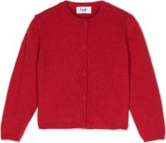 Classic Red Fine Knit Sweater, Red Crew Neck Classic Cardigan, Classic Red Crew Neck Cardigan, Classic Red Sweater With Ribbed Collar, Teen Boy Outfits, Dress With Jean Jacket, Baby Boy Accessories, Dolce And Gabbana Kids, Boys Accessories