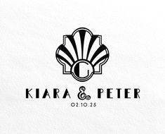 the logo for kara & peter, an art deco - inspired restaurant in new york city