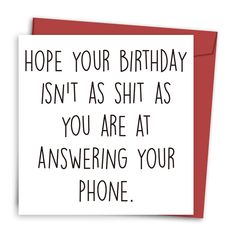 1pc Funny Birthday Card for Women Men, Rude Birthday Greeting Card for Wife Husband Sister Friends Aunt, Unique Birthday GiftI discovered amazing products on SHEIN.com, come check them out! Birthday Card For Aunt, Hilarious Birthday Cards, Birthday Card Ideas, Rude Birthday Cards, Birthday Cards For Women, Sister Friends