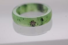 Nice handmade natural Siberian jade ring. in a beautiful color green. Jade has a protective and cleansing effect. Size 16.5 weight 2 grams. Jade Rings, Jade Ring, Green Jade, Stackable Rings, Earings Piercings, Handmade Natural, Favorite Jewelry, Netherlands, Beautiful Colors