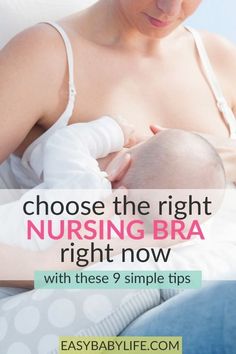 Buying a nursing bra that suits your needs can be difficult. Find tips on how to choose the right maternity bra for nursing and pumping - when to buy, size, type, fabrics and more. Perfect for new moms and first-time moms with newborn babies, breastfeeding and pumping. Postpartum new mom life tips,  hacks and mom essentials! Maternity Essentials, Best Nursing Bras, Extended Breastfeeding, Mom Milk, Breastfeeding Positions, Nursing Bras, Breastfeeding Diet, Pregnancy Essentials, Breastfeeding Clothes