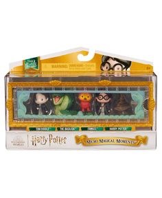 the harry potter figurines are in their packaging