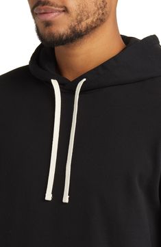 This quality-made drawstring hoodie is handcrafted in Canada from soft cotton terry. 26 1/2" length (size Medium) Drawstring hood Ribbed cuffs and hem Kangaroo pocket Smooth flatlock seaming designed to eliminate rubbing and irritation Lined hood 100% cotton Machine wash, tumble dry Imported Cotton Hoodie With Double-needle Sleeve For Loungewear, Casual French Terry Sweats With Drawstring Hood, Cotton Hoodie With Drawstring For Everyday, Everyday Cotton Hoodie With Drawstring, Cotton Drawstring Hoodie Sweatshirt, Cotton Drawstring Hoodie, Cotton Sweatshirt With Drawstring Hood For Everyday, Everyday Cotton Hoodie With Ribbed Cuffs, Everyday Cotton Sweatshirt With Drawstring Hood