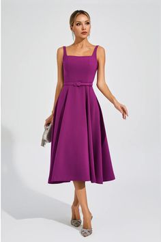 Phyllis Purple Slip Midi Dress Violet Dress, Grace Dress, Slip Midi Dress, Violet Dresses, Fashion Items, Newest Trends, Latest Fashion For Women, Formal Occasion, Birthday Celebration