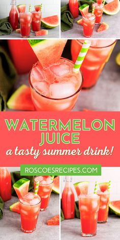 watermelon juice is a tasty summer drink