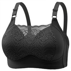 Wycnly Wireless Bras for Women Lace Patchwork Full Coverage Push up Plus Size Daily Bra Ladies Underwire Seamless Full Figure Bras Women's Sports Bras Summer Saving Bras PLEASE NOTE: Our clothes all are designed for Asian figure,which means would be smaller than normal US sizes Colors may be slightly different depending on computer and monitor settings. Please check the Size Chart before order. If you are not sure the size, please send message to us. Product Description: Season:Spring,Summer,Fal Womens Bra, Wireless Bras, Bra Size Charts, Cute Bras, Summer Savings, Full Coverage Bra, Lace Patchwork, Plus Size Bra, Plus Size Activewear