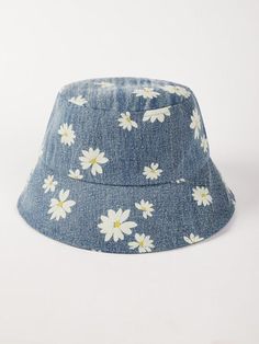 🚚FREE Shipping on orders over $60 ✨ use Code: "Mylook" for Extra Discount at checkout Color: Blue Color: Blue Pattern Type: Floral Season: Spring/Fall Style: Casual Type: Bucket Hat Material: Polyester Composition: 100% Polyester Blue Bucket Hat For Summer, Blue Bucket Hat For The Beach, Adjustable Light Blue Bucket Hat For Summer, Casual Floral Print Spring Hats, Casual Cotton Hats With Floral Print, Adjustable Blue Bucket Hat, Casual Light Blue Bucket Hat For The Beach, Casual Light Blue Bucket Hat For Beach, Spring Denim Blue Hat