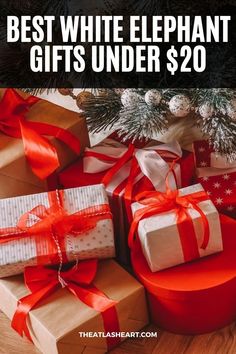 31 Fun & Best White Elephant Gifts Under $20 White Elephant Gifts People Want, White Elephant Gift Exchange, Gift Exchange Games