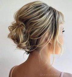 20 Easy Wedding hairstyles for short hair - Inspired Beauty Asymmetrical Updo, Neck Length Hair, Short Bridal Hair, Short Hair Bride, Short Hair Bun, Short Hair Lengths, Curly Wedding Hair, Hair Adviser