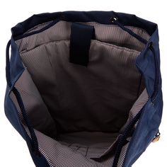 *  Large, spacious interior  
 *  Padded compartment  
 *  Zippered front pocket  
 *  Side pockets  
 *  Adjustable shoulder straps Blue Outdoor Backpack With Zipper Pocket, School Backpack With Canvas Lining, Navy Nylon School Bag, Commuter Backpack With Pockets, Blue Travel Backpack With Zipper Pocket, Functional Blue Backpack With Zipper Pocket, Casual School Duffle Bag With Zipper Pocket, Casual Laptop Backpack With Functional Pockets, Backpack With Pockets For Commuting