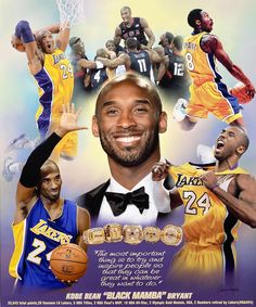 an advertisement for the los lakers basketball team