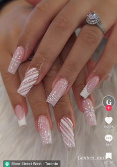 Carol Of The Bells, Gel Nail Design, Dream Wedding Ideas Dresses, Christmas Nails, Stylish Nails, Nails Inspiration