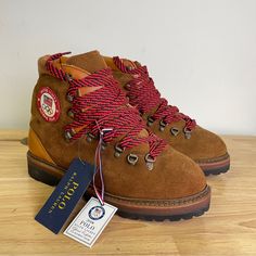 2018 Olympics Polo Ralph Lauren Team Usa Boots Mens 11 Brown Podium Nwt New With Tags Still Attached. No Box. Please See Photos For Additional Details. Lace Up Closure, Leather Lining. Thanks For Viewing Mens Shoes Streetwear, Streetwear Boots, Polo Boots, Polo Ralph Lauren Shoes, Ralph Lauren Boots, Black Men Fashion Urban, Boots Outfit Men, Tall Winter Boots, Low Ankle Boots