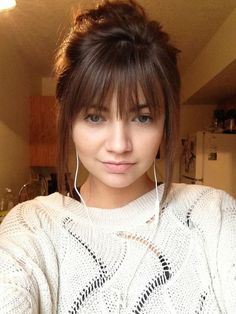 Round Face Fringe, Cute Bangs, Mens Haircuts, Funky Hairstyles, How To Style Bangs, Wispy Bangs, Fringe Hairstyles, Long Hair With Bangs, Haircuts With Bangs