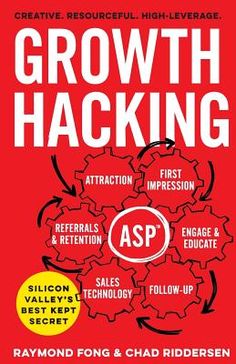 the book cover for growth hacking