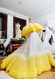 Ombre Embroidered Tulle Gown Expected Delivery: 6-8 weeks after purchase Made in USA Made to order styles are final sale For questions, please email info@christiansiriano.com Couture Mode, Embroidered Tulle, Tulle Gown, Christian Siriano, Gorgeous Gowns, Looks Style, Mode Inspiration, Beautiful Gowns, Pre Fall