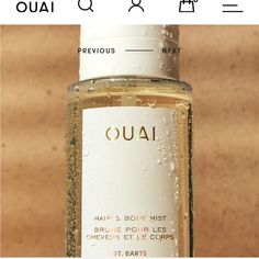 Brand New, Just Not The Smell I Remember! Hope Someone Else Could Enjoy This Tho! Thanks! Ouai Travel Kit, Ouai Medium Shampoo, Ouai Hair Products Set, Ouai Perfume, Mist Color, Neutral Eyeshadow Palette, Melrose Place, Neutral Eyeshadow, Hair Mist