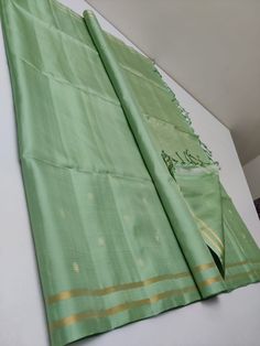 Pista Saree, Saree Combination, Sabyasachi Sarees, Blouse Designs High Neck, New Saree Designs, Mysore Silk Saree, Mysore Silk, Half Saree Designs, Stylish Dresses For Girls