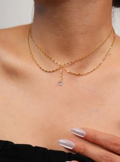 Layered Gold Necklaces, En Route Jewelry, Ethereal Jewelry, Romantic Jewelry, Romantic Jewellery, Classy Jewelry, Minimal Jewelry, Jewelry Lookbook, Gold Necklaces