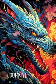 an image of a dragon with fire coming out of it's mouth and the words journey