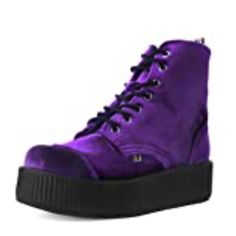 New T.U.K Shoes Purple Velvet Boots In Size 8. Boots Combat Boots Purple Combat Boots Velvet Combat Boots Purple Velvet Combat Boots Purple Boots Velvet Boots Purple Velvet Boots Punk High-top Boots With Rubber Sole, Punk High-top Lace-up Boots, Winter Platform Low-top Boots, Punk High-top Boots With Laces, Purple Round Toe Platform Boots For Winter, Punk High-top Laced Boots, Low-top Platform Boots For Fall, Purple Punk Boots With Round Toe, High-top Suede Boots With Laces