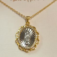 Isabella M Sterling Silver Religious Catholic Christian Angel Mary Cz Necklace 16 Inches Plus 2 Inches Of Chain Extension Link Brand New In Box Gold Rhinestone Necklace With Silver Chain As Gift, Diamond Virgin Mary Necklace, Gold Virgin Mary Medallion, Vintage Miraculous Medal Necklace, Virgin Mary Necklace The Catholic Company, .925 Sterling Silver Catholic Jewelry, Orthodox Catholic, Cz Necklace, Womens Jewelry Necklace