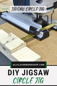 Ever wondered how to cut a perfect circle with a jigsaw? Read this comprehensive guide that offers step-by-step instructions to achieve flawless circular cuts! Whether you're going for an internal cut-out or retaining the circular piece, you'll find it there. Don't let irregular cuts ruin your woodworking projects! Learn the right techniques and tricks today 📐 #JigsawTechniques #WoodworkingTips # Circle Jig, Woodworking Jig, Perfect Circle, Homemade Tools