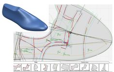 A digital project for making men's monk strap shoes, size 49 (foot length 320-324 mm), standard width, heel height is 1.5-2 cm. The archives consists of the  patterns ( Upper parts, Lining) and shoe last model. Patterns are presented in two formats: DXF and PDF (ready to A3 print). These monk shoes  has a classical design, simple and elegant. The patterns are ready for output to the printer, have assembly markers and notchs.    The shoe last corresonds the shape of the customer`s foot. The size of the last is 49, it has an ergonomic shape based on the foot parameters. The length of the last bottom part is 342 mm. The ball girth of the last is 288-293 mm. The shoe last is presented in 2 formats: IGES, and STL formats ready for 3d printing or CNC milling. Mens Monk Strap Shoes, Monk Strap Shoes Men, Monk Shoes, Pattern Shoes, Classical Design, Monk Strap Shoes, Shoe Last, Shoe Pattern, Wide Shoes