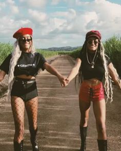 ☆ BFF GOALS ☆ Gettin' our festival vibes on -- Lack Of Color Beret in Red, Large Fishnet Stockings, Brixton X Polly Tartan Ashland Cap, Roc Lash Boots, Red Skylar Lace Up Shorts, Cadence Shorts ⚡️️️ #PrincessPolly Festival Outfits Fishnets, Cute Outfits With Thigh High Socks, Summer Rave Style Shorts For Club, Summer Rave Shorts For Club, Fishnets With Shorts, Outfits With Thigh High Socks, Summer Rave Style Shorts, Edgy Festival Shorts, Thigh High Fishnets