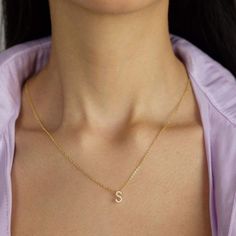 "PAVE INITIAL NECKLACE" Elegant Everyday Monogram Charm Necklace, Elegant Monogram Charm Necklaces For Everyday, Elegant Monogram Charm Necklace For Everyday, Classic Clavicle Chain Initial Necklace, Elegant Everyday Initials Name Necklace, Elegant Everyday Name Necklace With Initials, Elegant Everyday Initial Pendant Name Necklace, Elegant Initial Necklace As A Gift For Her, Elegant Initial Pendant Necklace As Gift For Her