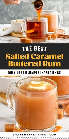 the best salted caramel buttered rum recipe is easy to make and tastes just 5 simple ingredients