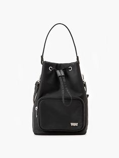 Minimal yet distinct, this Bucket Bag features a roomy silhouette and easy access to all of your essentials;think phone, wallet and way more. A classic bucket bag With a roomy silhouette With removable hand straps and shoulder straps Functional Crossbody Bucket Bag For Daily Use, Chic Everyday Bucket Bag With Cell Phone Pocket, Travel Crossbody Bucket Bag With Removable Pouch, Daily Use Crossbody Bucket Bag With Cell Phone Pocket, Functional Satchel Bucket Bag With Adjustable Strap, Double Handle Bucket Bag With Adjustable Strap For Travel, Travel Bucket Bag With Removable Pouch Crossbody, Functional Bucket Bag With Adjustable Strap In Satchel Shape, Travel Bucket Bag With Adjustable Strap And Double Handle