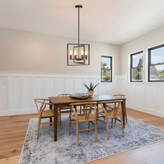 the dining room is clean and ready for us to eat dinner on it's own