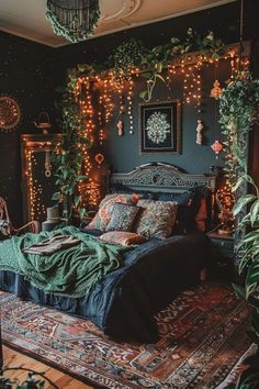 #BEAUTY, #RELATIONSHIPS #Fashion #Animals #Outfits #Winter Outfits #Animals Dream Bedroom Inspiration, Dark Home, Bedroom Green, Remodel Bedroom, Cozy Room, Dream Rooms