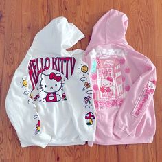 2 Medium Sanrio Hello Kitty Graphic Hoodies Bundle One White, One Pink Graphic Prints On The Front, Back And Sleeves. Fleece Inside. Kangaroo Pockets 50% Cotton, 50% Polyester. Size: Medium Approximate Pit To Pit Flat Measurement: 24” Brand New. Sanrio Outfits, Sanrio Clothes, Hello Kitty Hoodie, Hello Kitty Sweatshirt, Kitty Clothes, Hello Kitty Clothes, Hello Kitty Themes, Hello Kitty Aesthetic, Pink Hello Kitty