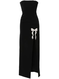 Shop NISSA crystal-embellished maxi dress Bohemian Wedding Guest, Embellished Maxi Dress, Wedding Guest Looks, Versace Outfit, Maxi Dress Black, Yoko London, City Dress, Black Maxi Dress, Coat Dress