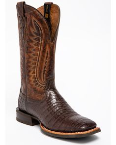 Ariat Men's Double Down Pecan Caiman Belly Cowboy Boots - Square Toe, Brown 2008 Corvette, Caiman Boots, Texas Cowboy Boots, Cowboy Outfit, Ariat Cowboy Boots, Cowboy Boots Square Toe, Ariat Boots, Boots Square Toe, Double Down