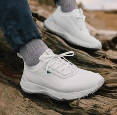 Women's Stormburst Low Top - White | Vessi Footwear Vessi Footwear, Rainy Streets, Rainy Street, Hiking Boot, No Show Socks, Sock Gifts, Knitted Gloves, Ankle Socks, Crew Socks