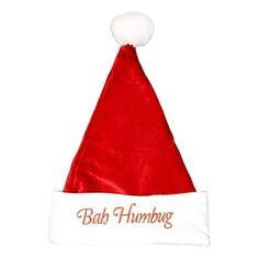 Color:"Bah Humbug" | Size:1 Pack "Includes 1 Santa Hat with ""Bah Humbug"" stitch, one size fits most adults and teens!br>. Bring smiles, lot of laughs and humor wearing this statement Santa Hat, perfectly fun and festive costume for the holiday parties! Adults of all ages would adore wearing this for the holiday season! Perfectly fun and festive costume for the holiday parties!" Pattern: embroidered. Santa Cap, Holiday Hats, Bah Humbug, Pirate Party, Xmas Party, Christmas Hat, Festive Holiday, New Years Eve Party, Headbands For Women