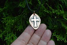 Copper Cross Pendant Necklace Copper Cross Jewelry For Gifts, Hammered Cross Jewelry Gift, Hammered Cross Jewelry As A Gift, Bronze Cross Pendant Necklace For Gift, Hammered Cross Jewelry For Gift, Spiritual Hammered Cross Necklace, Horse Candle, Cross Pendant Necklace, Morning Glory