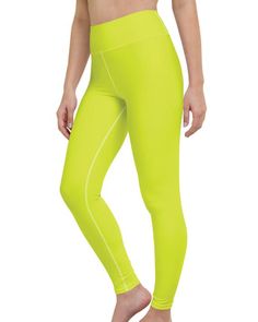 These neon yellow leggings make the perfect workout pants! ⚡ 🐟  6% of profits go to protecting our oceans🎉  FREE US SHIPPING & Reduced Worldwide ShippingThese neon yellow-green leggings are this fab (why the $58):✄ Handmade♕ Premium Quality❀ Eco Ink Print☺ Ethical Manufacturing / Ethical Manufacturing✔ Supports a good cause (the ocean!)and....▲ Never lose stretch or color▲ Aren't see-through▲ Won't slide down▲ Squat-proof▲ Breathable / Sweat-wicking﹏﹏﹏﹏﹏﹏﹏﹏﹏﹏﹏﹏﹏﹏﹏﹏﹏﹏﹏﹏﹏﹏﹏﹏﹏﹏﹏﹏﹏﹏﹏M A T C H Green Moisture-wicking Running Pants, Green Full-length Running Bottoms, Green Micro-elastic Leggings For Running, Green 4-way Stretch Running Leggings, Green Go-dry Leggings For Running, Yellow Compression Activewear For Sports, Green Full-length Activewear For Running, Full Length Green Activewear For Running, Yellow Stretch Go-dry Activewear