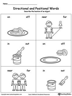 worksheet for children to learn how to write and draw words with pictures on them