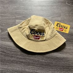 Embroidered Logo On Front. Corduroy. Nwt. Coors Banquet. Mad Engine. Coors Banquet, Corduroy Bucket Hat, Bucket Hat, Accessories Hats, Mens Accessories, Man Shop, Cream, Hats, ? Logo