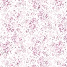 a white and pink floral wallpaper with lots of flowers