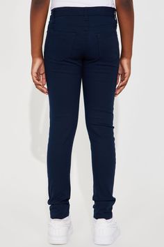 Available In Khaki, Black, And Navy. Skinny Leg Pant Mid Rise 5 Pocket Design Stretch Material Model Wears Size 10 Mommy & Me Takedown Of "Skinny Uniform Pants" 97% Cotton, 3% Spandex Imported | Mini Skinny Uniform Pants in Navy Blue size 10 by Fashion Nova Search By Photo, Uniform Pants, Service Women, Navy Fashion, Jean Top, Jeans Jumpsuit, Matching Dresses, Fashion Nova, Navy Blue