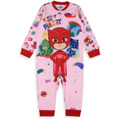 Transform bedtime into a heroic adventure with the PJ Masks Toddler Girls' Pajama Set. This charming ensemble is perfect for your little guardian of the planet, featuring beloved characters Gekko, Catboy, and Owlette, along with the inspiring message "Protect Our Planet" prominently displayed.

- Size: 3T
- Color: Pink
- Material: 100% Polyester
- Gender: Female
- Age Group: Toddler

Crafted from soft, breathable polyester, these pajamas ensure all-night comfort and are easy to care for. The vib Playful Multicolor Cartoon Print Sleepwear, Playful Pink Onesie For Pajama Party, Cute Character Print Onesie For Playwear, Pink Cartoon Print Onesie For Loungewear, Cute Character Print Onesie For Play, Multicolor Cartoon Print Onesie For Playwear, Fun Multicolor Cartoon Print Sleepwear, Pink Character Print Onesie For Playtime, Fun Cartoon Print Onesie For Playtime