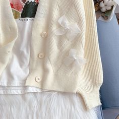 Style: commuting Size: one size Color: blue, off white, pink Womens Sweater Coats, Sweater Coat, Women's Sweater, Sweater Coats, Cardigans For Women, Knit Cardigan, Sweaters For Women, Color Blue, Off White