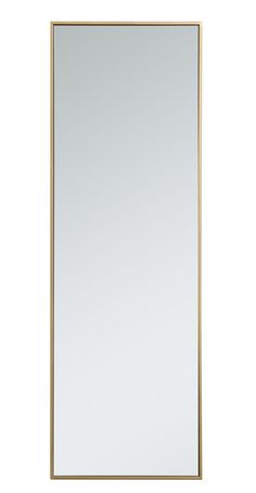 Elegant Lighting Vanity Mirror MR42060BR Long Rectangle Mirror, Horizontal Mirrors, Wood Room, Accent Mirror, Rectangle Mirror, Rectangular Mirror, Elegant Lighting, Hanging Mirror, Accent Mirrors